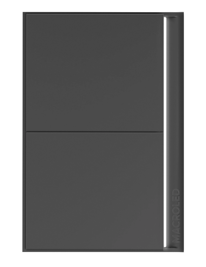 Llave 2 puntos smart Tokio Macroled negra